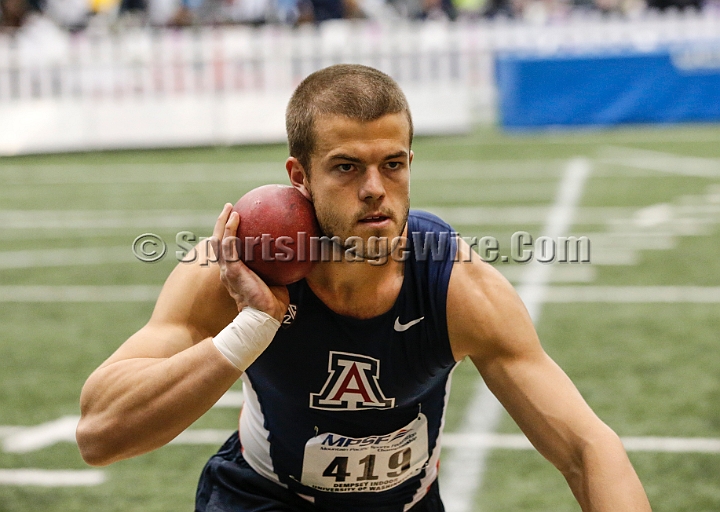 2015MPSF-025.JPG - Feb 27-28, 2015 Mountain Pacific Sports Federation Indoor Track and Field Championships, Dempsey Indoor, Seattle, WA.